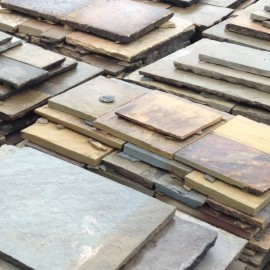 250 sq yds Reclaimed Yorkstone Flagstones | 05 December 2014