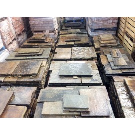 250 sq yds Reclaimed Yorkstone Flagstones - 17 July 2013